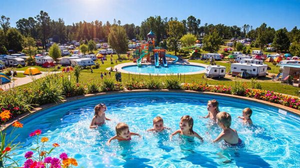 Top campings familiaux dotés d'un parc aquatique cet été
